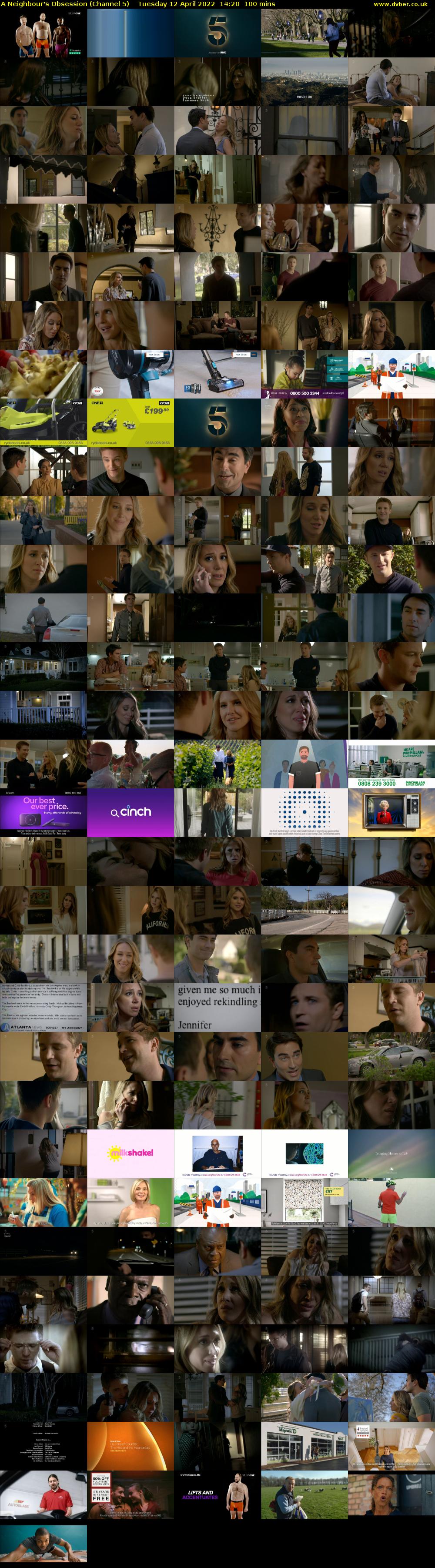 A Neighbour's Obsession (Channel 5) Tuesday 12 April 2022 14:20 - 16:00