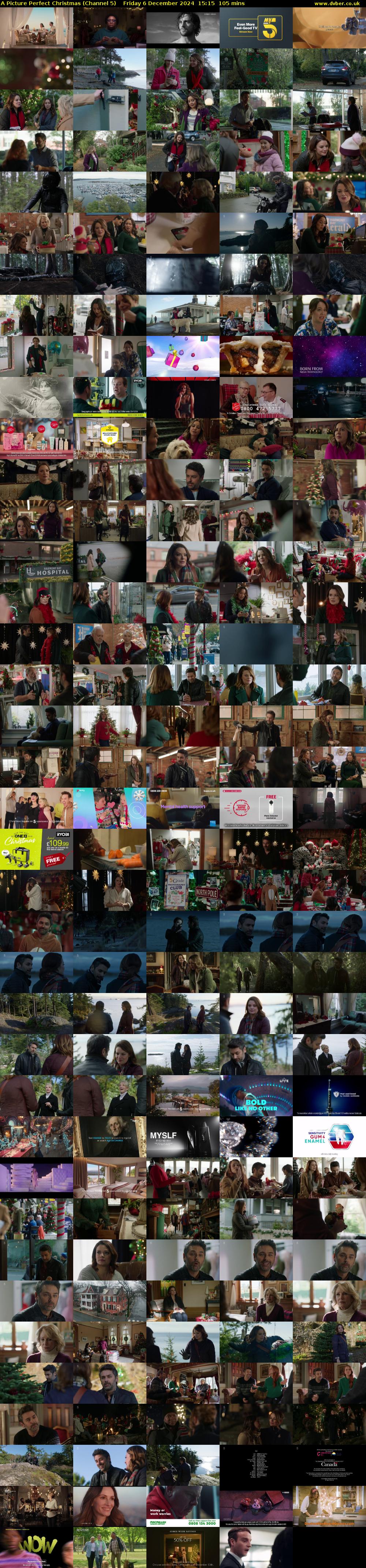 A Picture Perfect Christmas (Channel 5) Friday 6 December 2024 15:15 - 17:00
