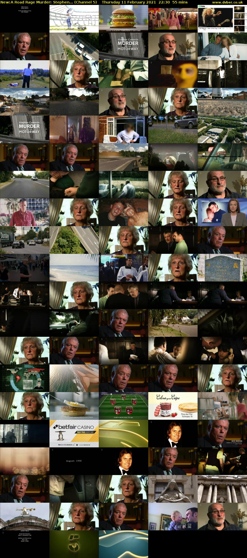 A Road Rage Murder: Stephen... (Channel 5) Thursday 11 February 2021 22:30 - 23:25