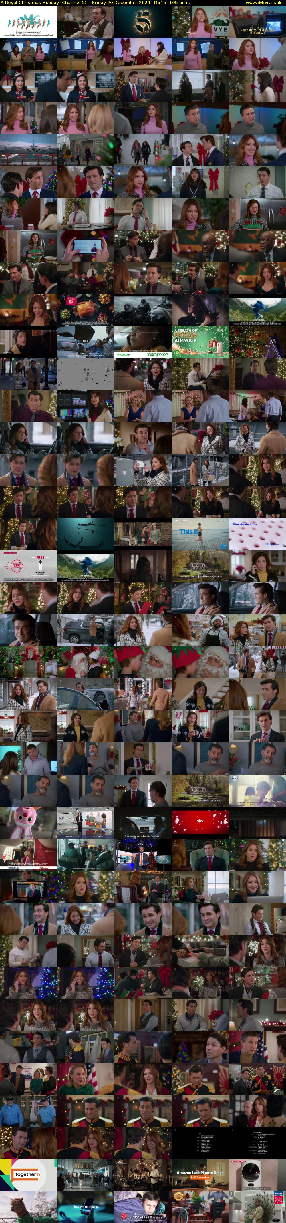 A Royal Christmas Holiday (Channel 5) Friday 20 December 2024 15:15 - 17:00