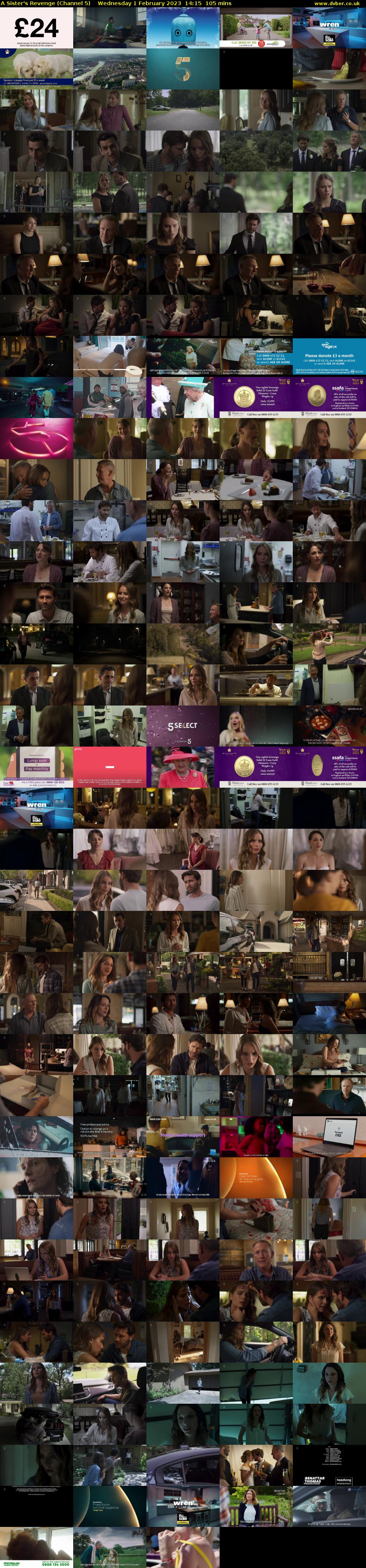 A Sister's Revenge (Channel 5) Wednesday 1 February 2023 14:15 - 16:00