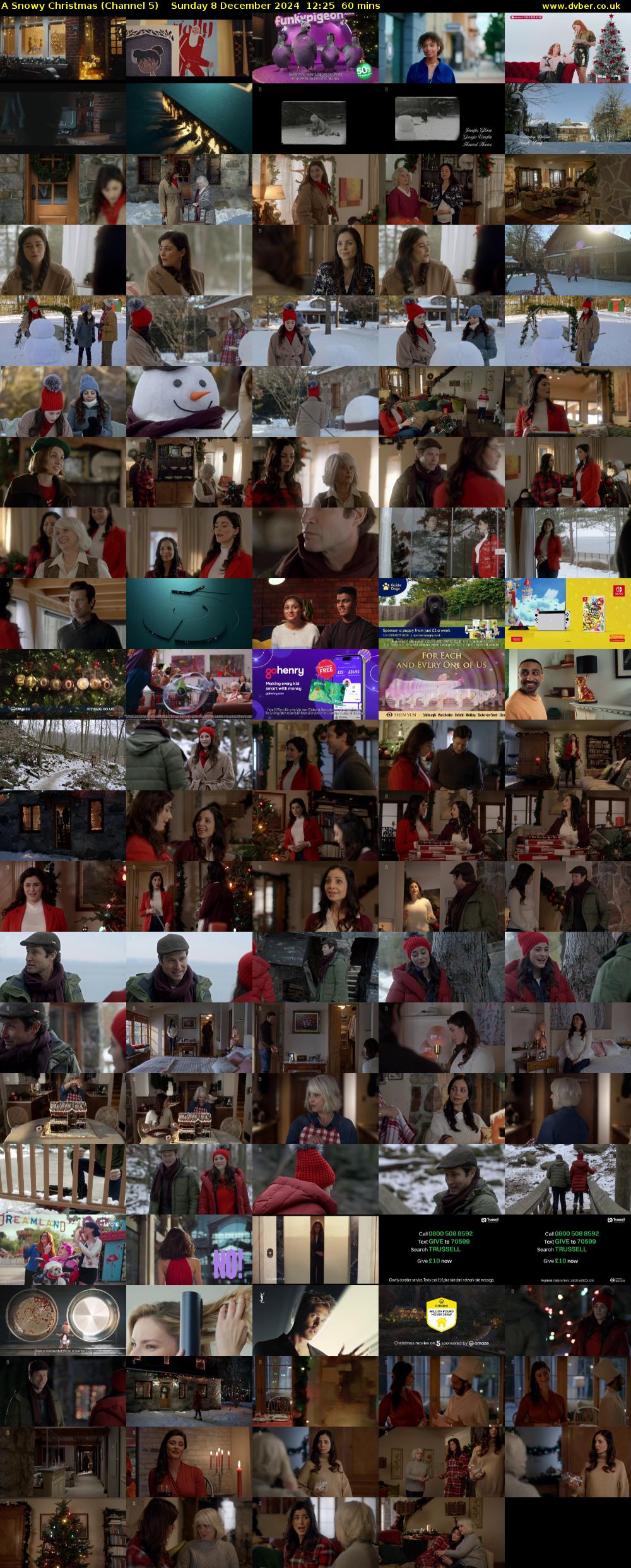 A Snowy Christmas (Channel 5) Sunday 8 December 2024 12:25 - 13:25