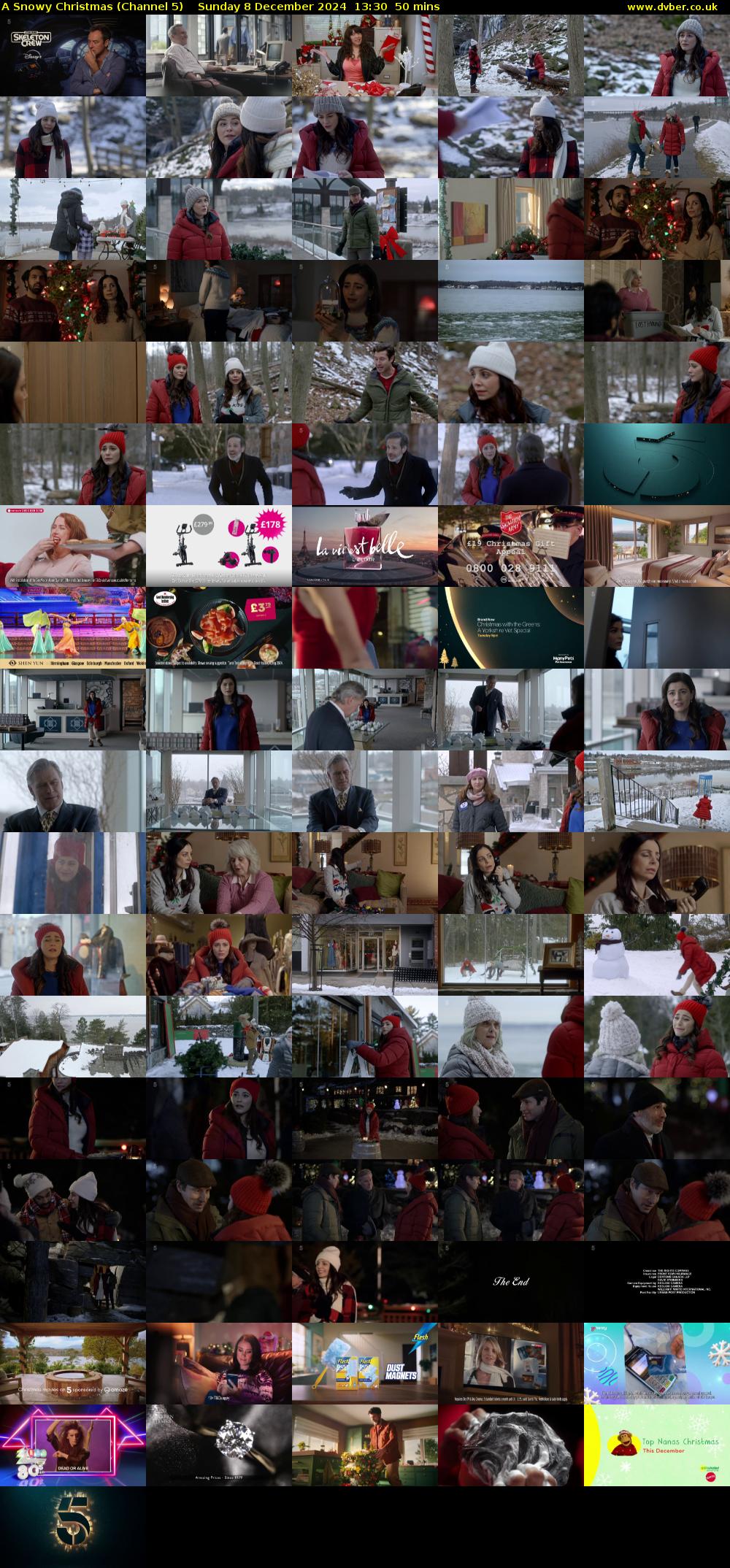 A Snowy Christmas (Channel 5) Sunday 8 December 2024 13:30 - 14:20