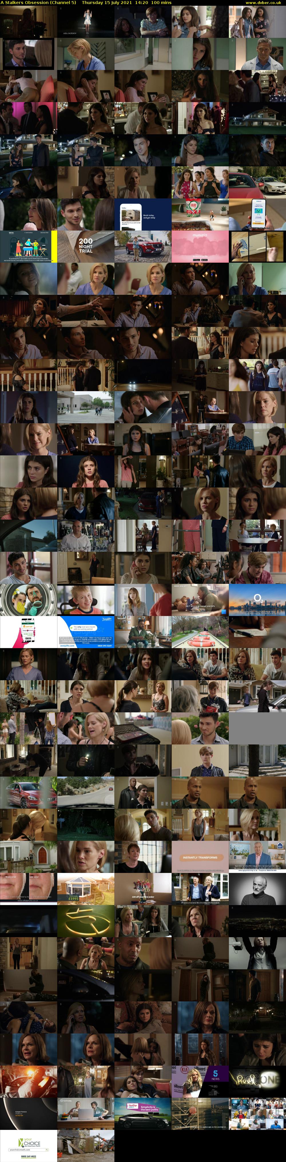 A Stalkers Obsession (Channel 5) Thursday 15 July 2021 14:20 - 16:00