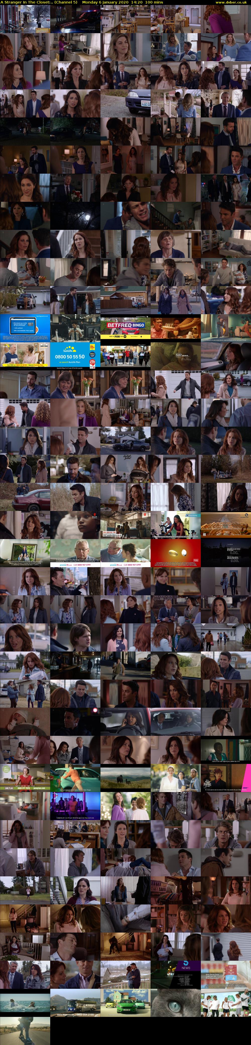 A Stranger In The Closet:.. (Channel 5) Monday 6 January 2020 14:20 - 16:00