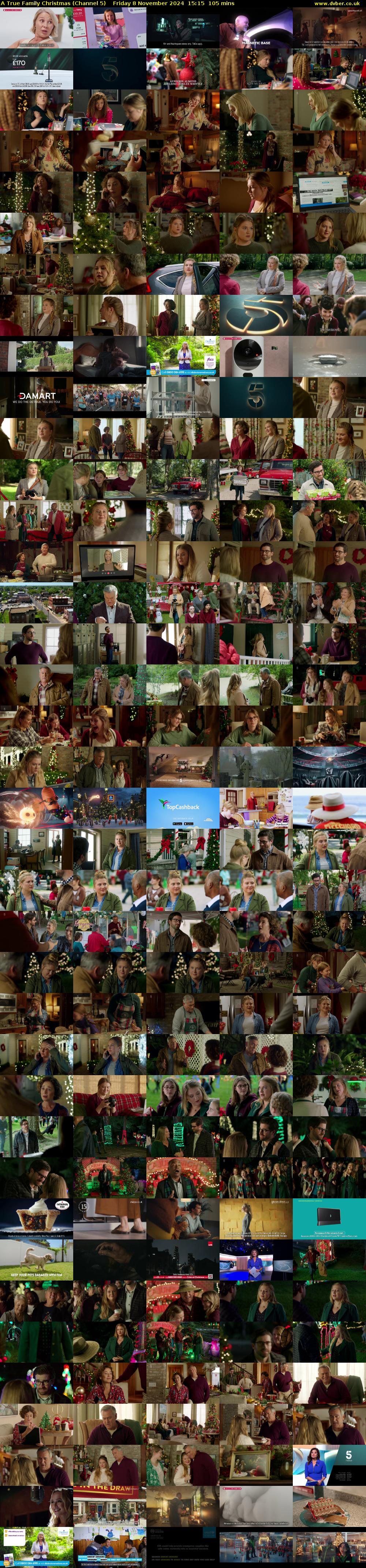 A True Family Christmas (Channel 5) Friday 8 November 2024 15:15 - 17:00