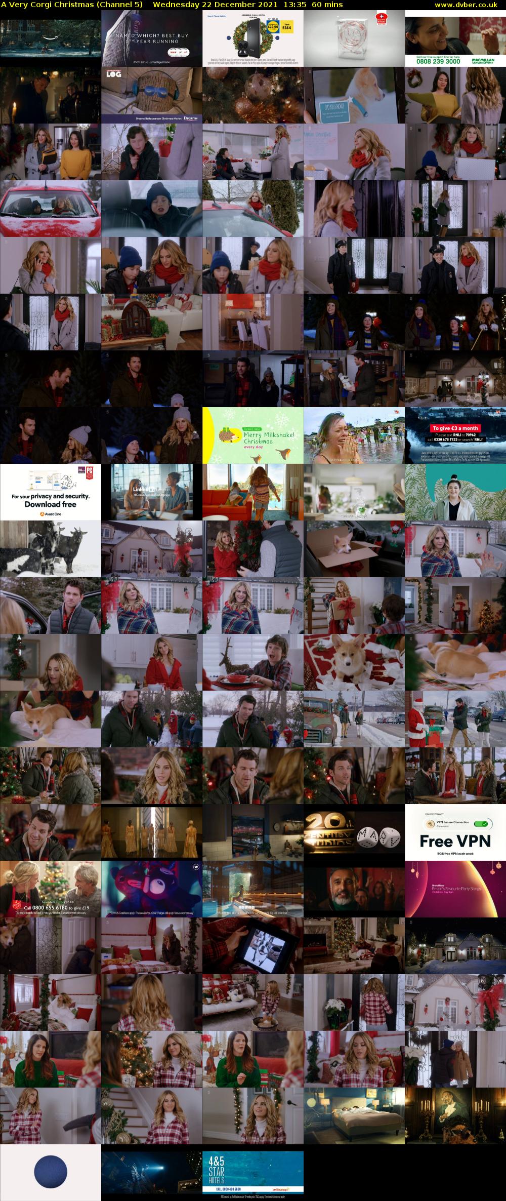 A Very Corgi Christmas (Channel 5) Wednesday 22 December 2021 13:35 - 14:35