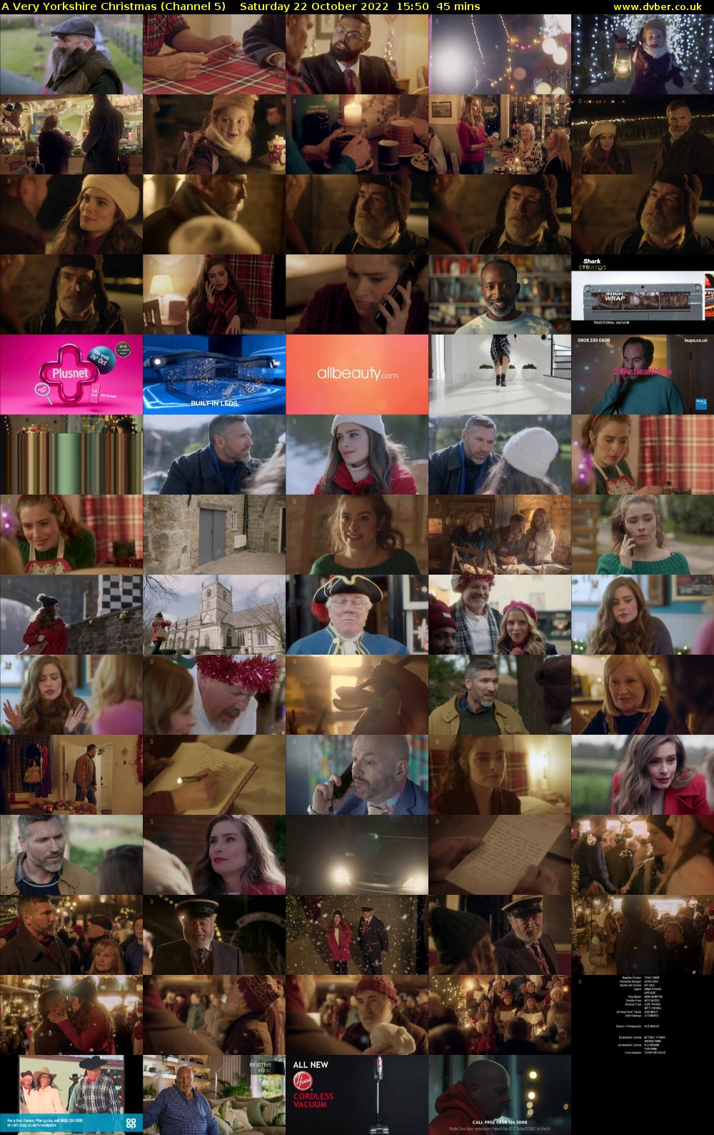 A Very Yorkshire Christmas (Channel 5) Saturday 22 October 2022 15:50 - 16:35