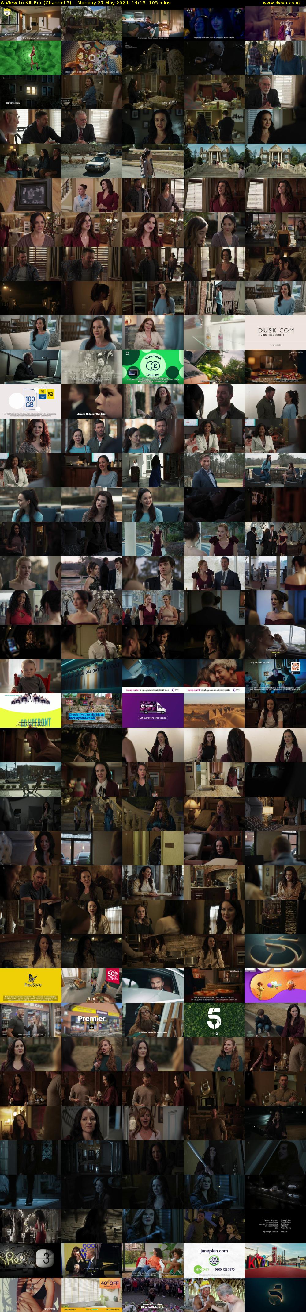 A View To Kill For (Channel 5) Monday 27 May 2024 14:15 - 16:00