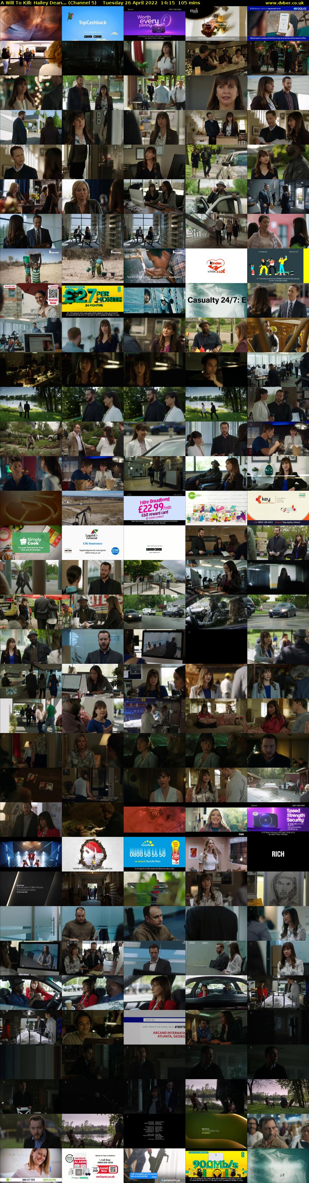A Will To Kill: Hailey Dean... (Channel 5) Tuesday 26 April 2022 14:15 - 16:00