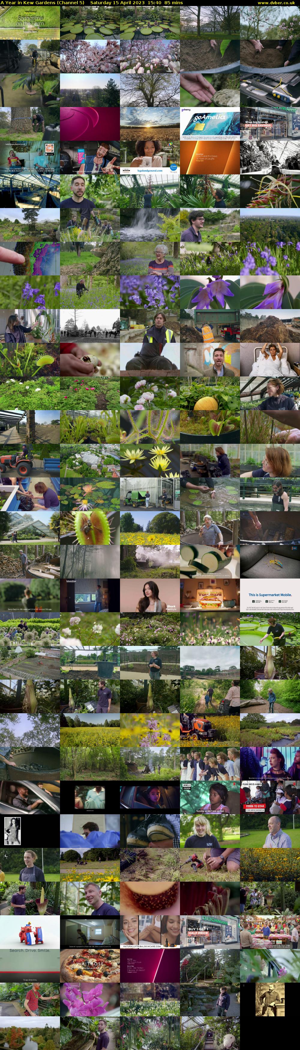A Year in Kew Gardens (Channel 5) Saturday 15 April 2023 15:40 - 17:05