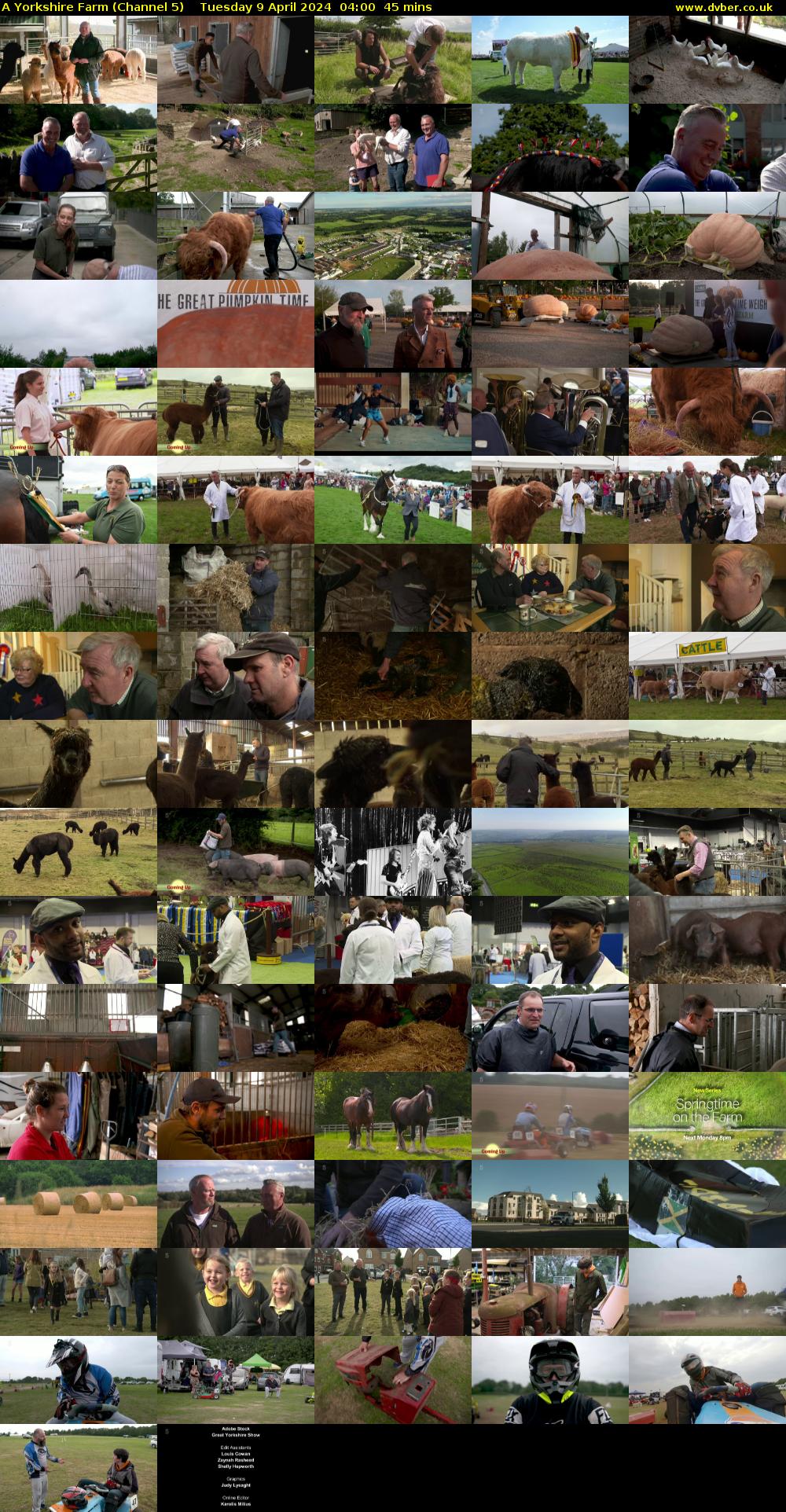 A Yorkshire Farm (Channel 5) Tuesday 9 April 2024 04:00 - 04:45