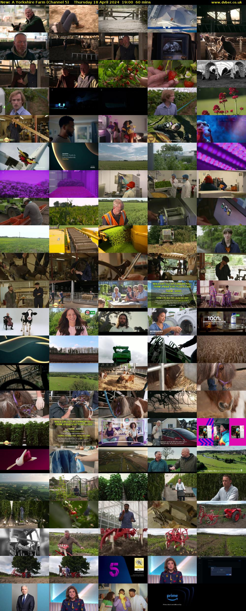 A Yorkshire Farm (Channel 5) Thursday 18 April 2024 19:00 - 20:00