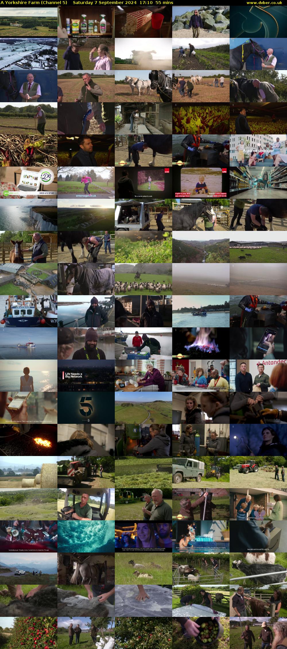 A Yorkshire Farm (Channel 5) Saturday 7 September 2024 17:10 - 18:05