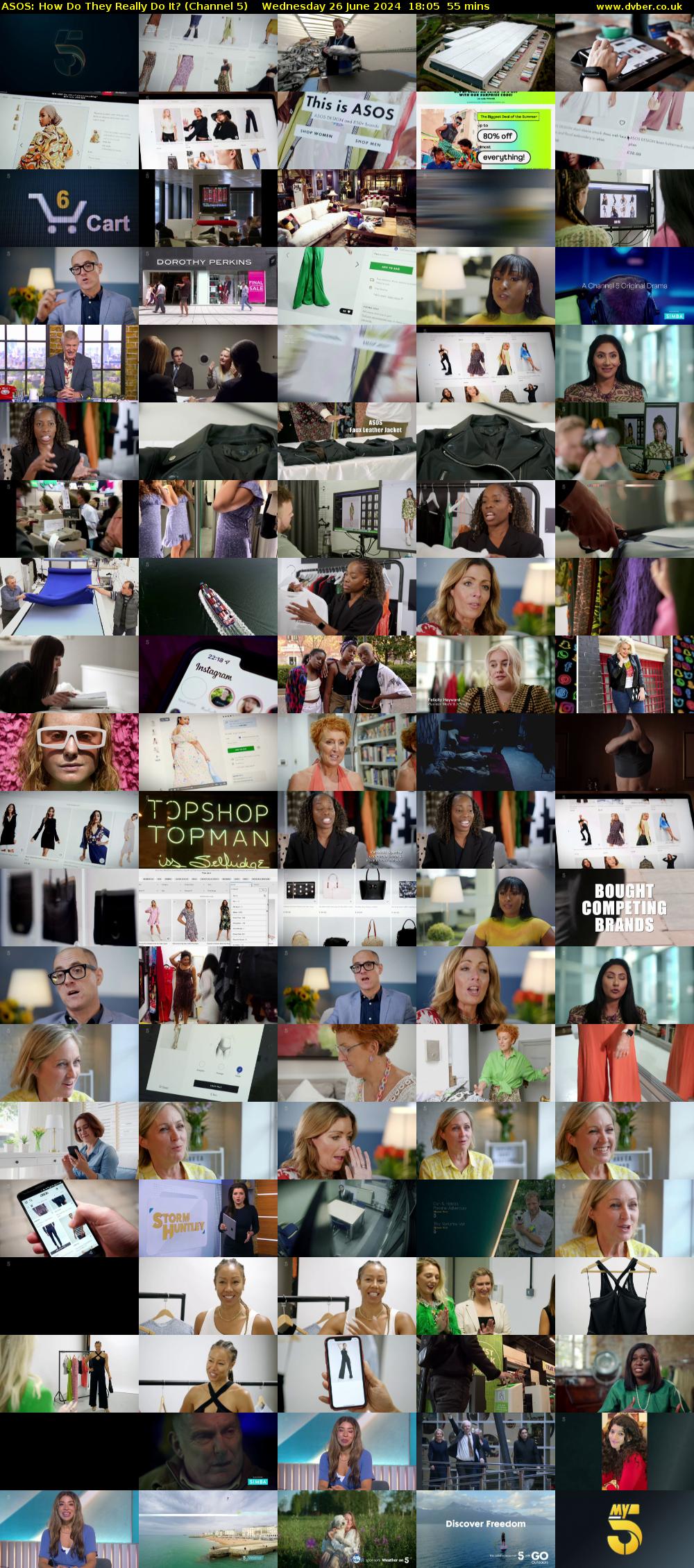 ASOS: How Do They Really Do It? (Channel 5) Wednesday 26 June 2024 18:05 - 19:00