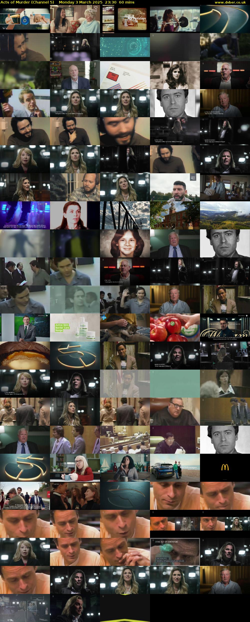 Acts of Murder (Channel 5) Monday 3 March 2025 23:30 - 00:30