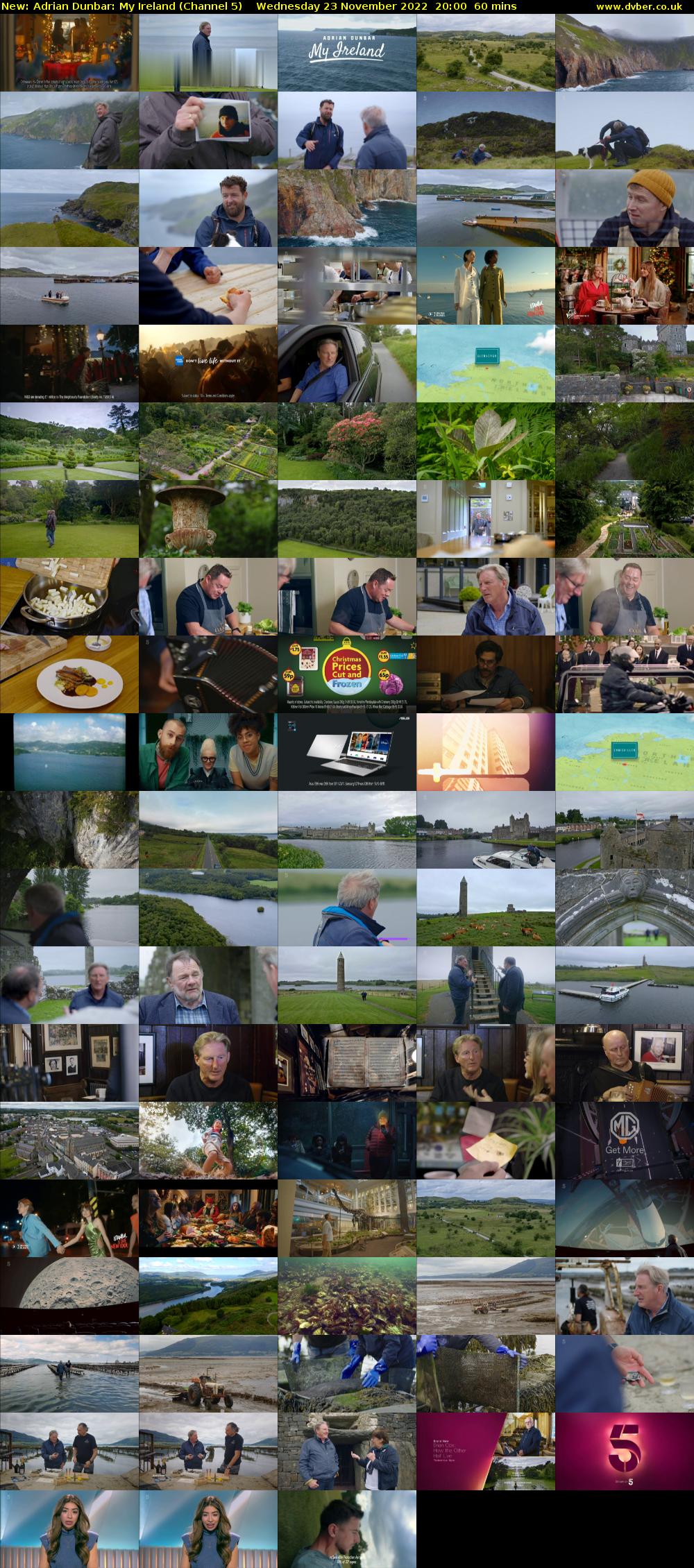 Adrian Dunbar: My Ireland (Channel 5) Wednesday 23 November 2022 20:00 - 21:00