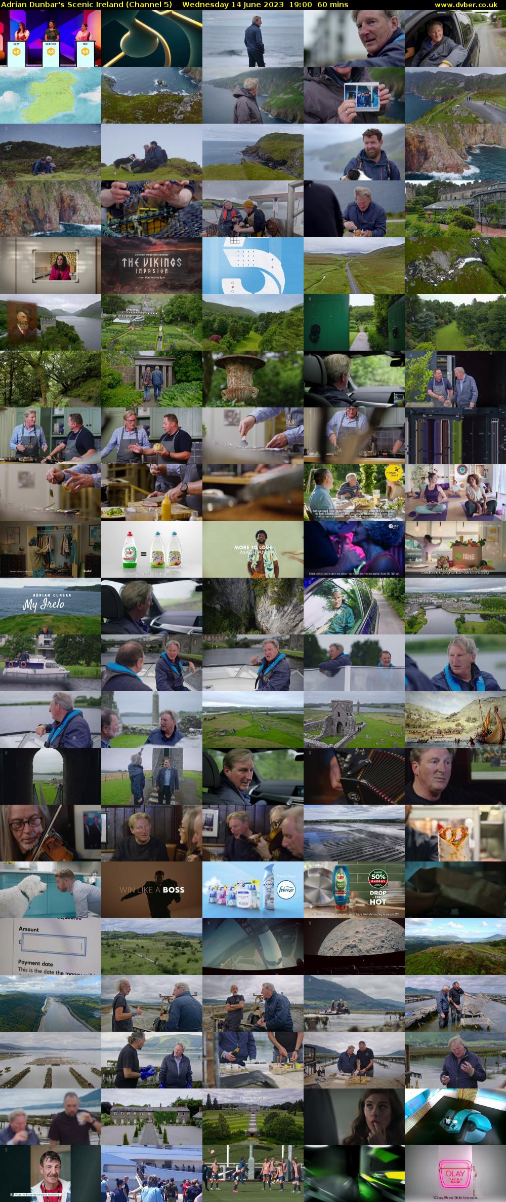 Adrian Dunbar's Scenic Ireland (Channel 5) Wednesday 14 June 2023 19:00 - 20:00