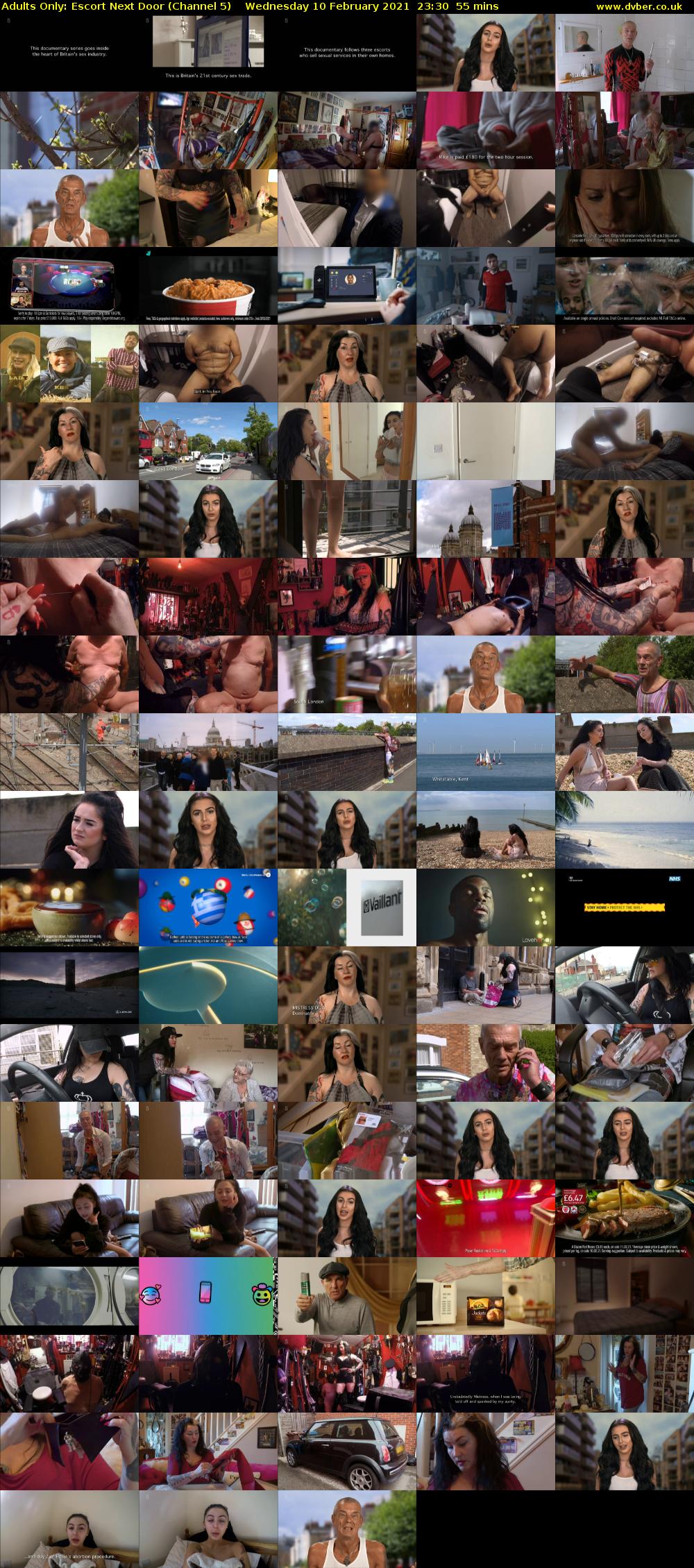 Adults Only: Escort Next Door (Channel 5) Wednesday 10 February 2021 23:30 - 00:25