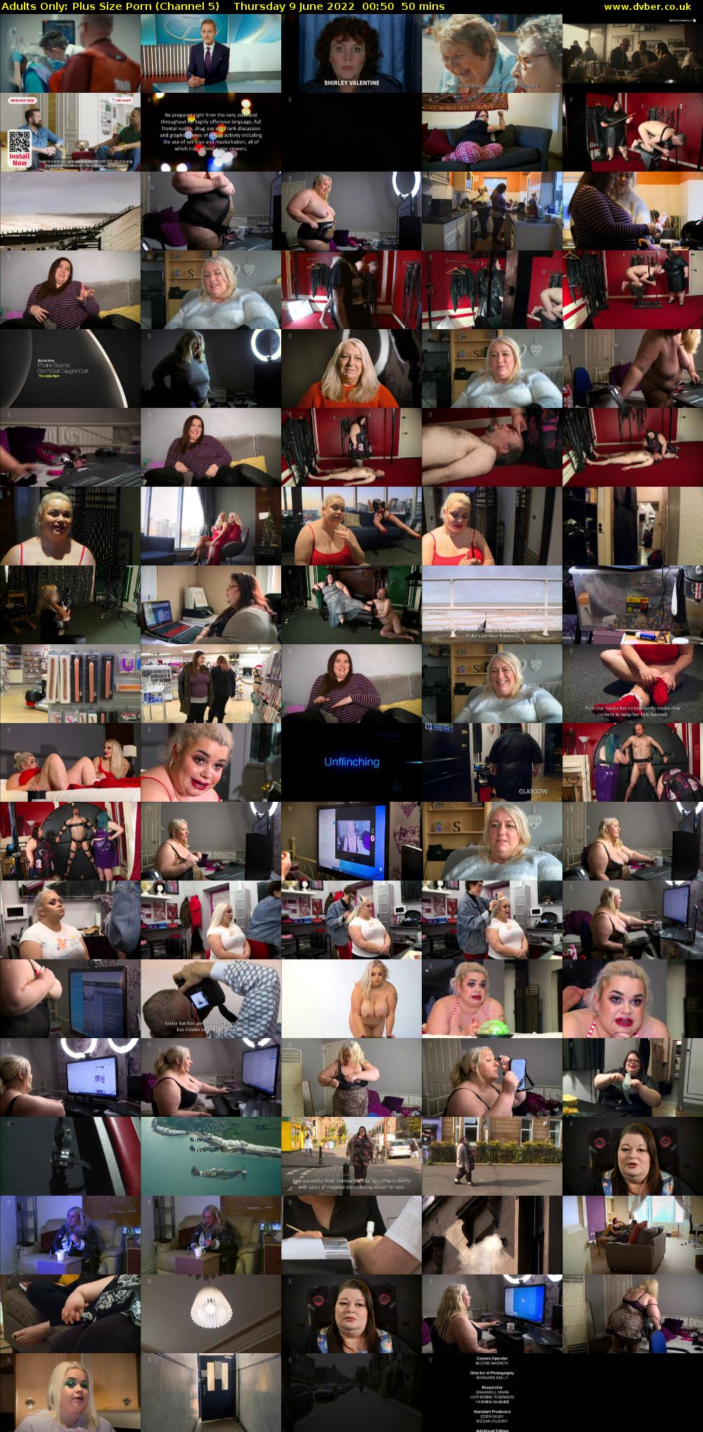 Adults Only: Plus Size Porn (Channel 5) Thursday 9 June 2022 00:50 - 01:40