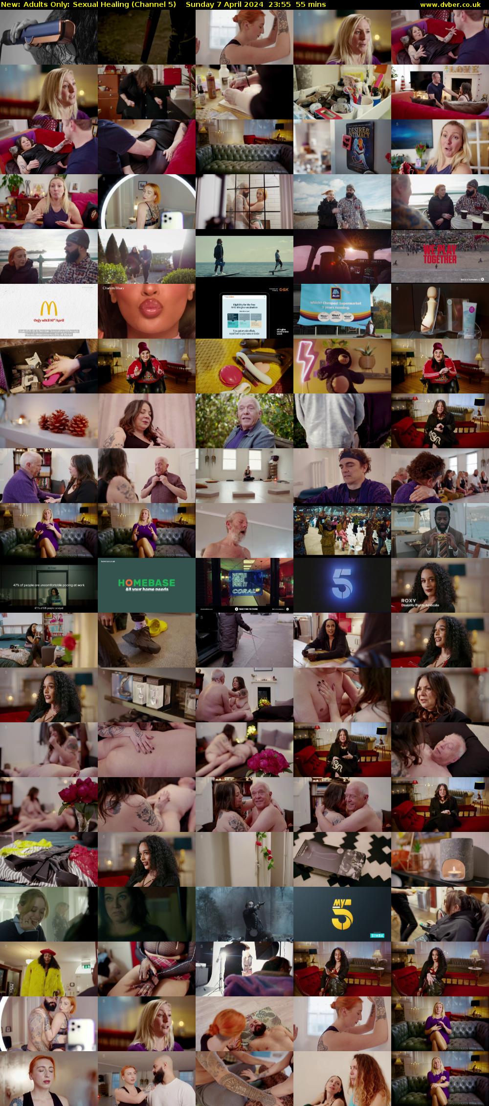 Adults Only: Sexual Healing (Channel 5) Sunday 7 April 2024 23:55 - 00:50