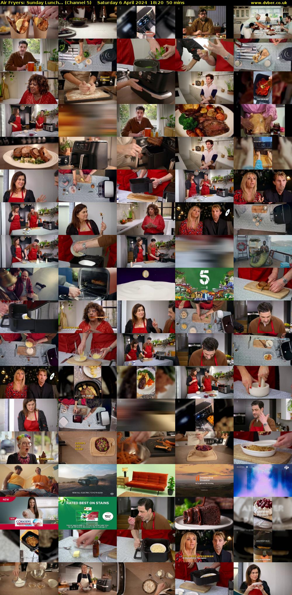 Air Fryers: Sunday Lunch... (Channel 5) Saturday 6 April 2024 18:20 - 19:10
