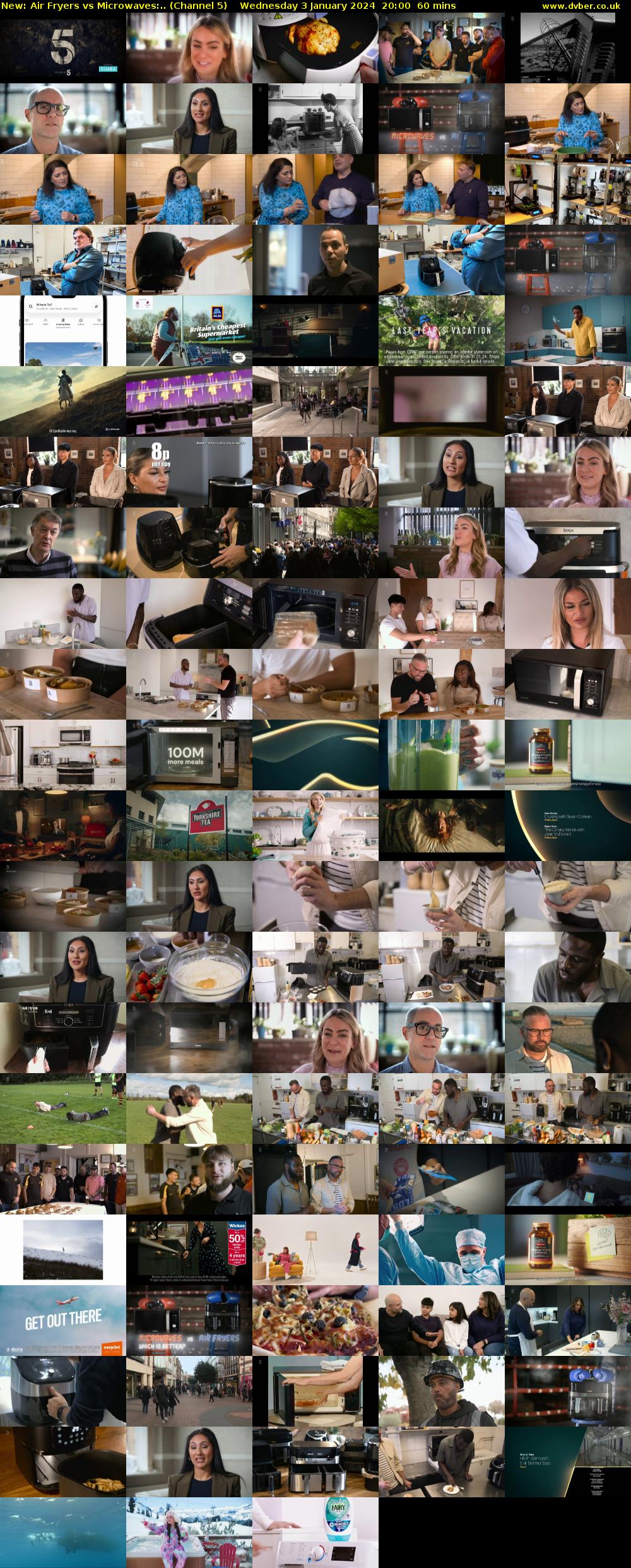 Air Fryers vs Microwaves:.. (Channel 5) Wednesday 3 January 2024 20:00 - 21:00
