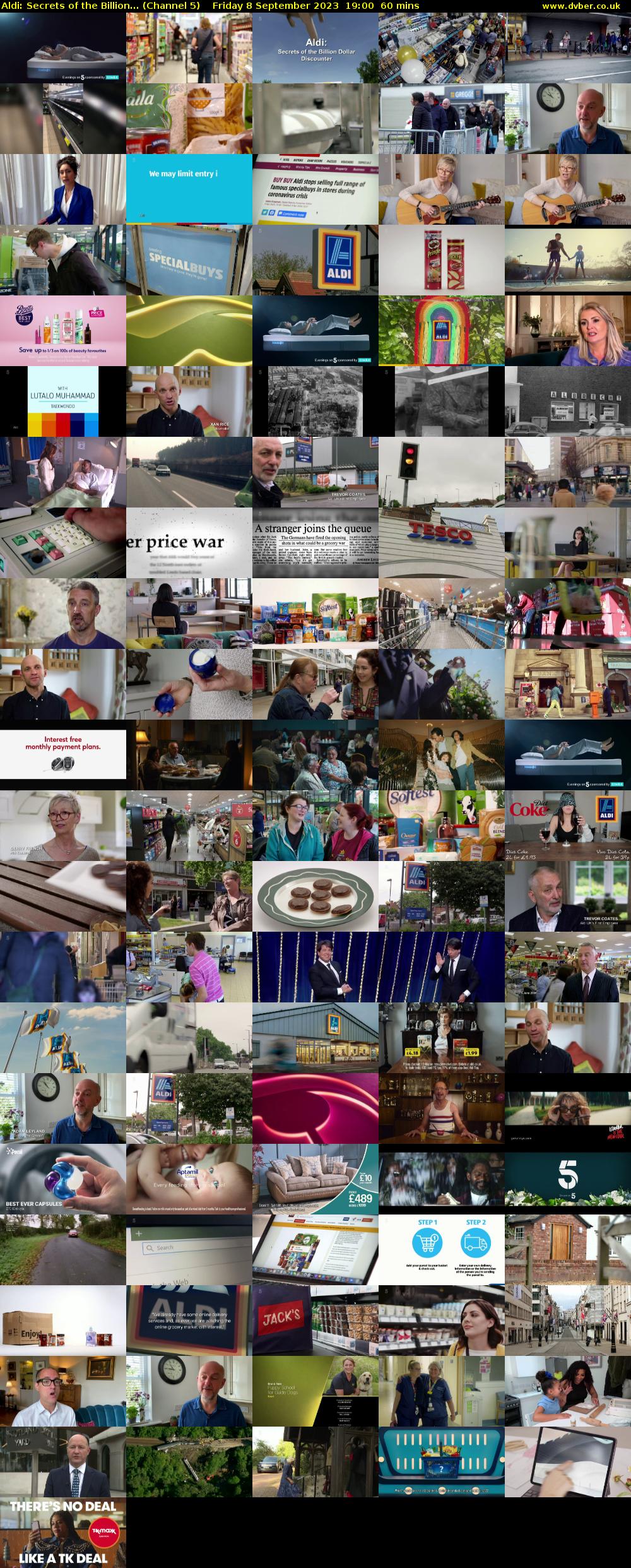 Aldi: Secrets of the Billion... (Channel 5) Friday 8 September 2023 19:00 - 20:00