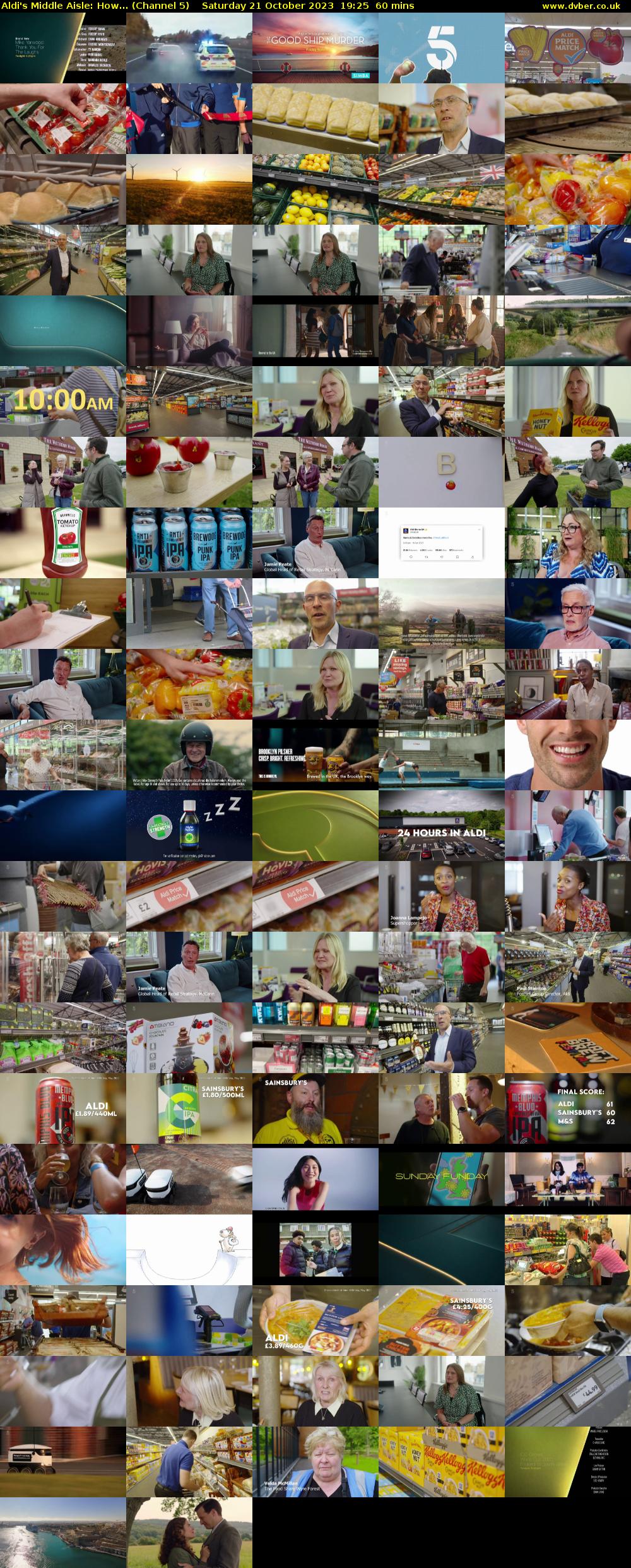Aldi's Middle Aisle: How... (Channel 5) Saturday 21 October 2023 19:25 - 20:25