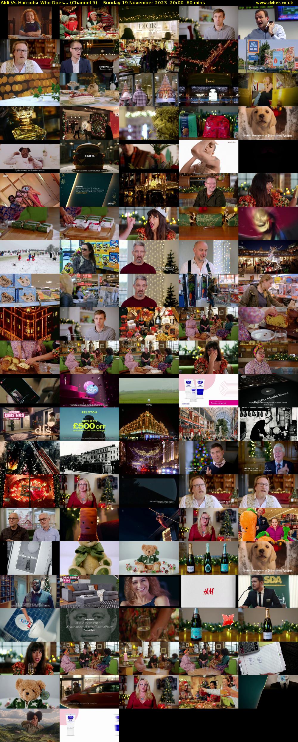 Aldi Vs Harrods: Who Does... (Channel 5) Sunday 19 November 2023 20:00 - 21:00