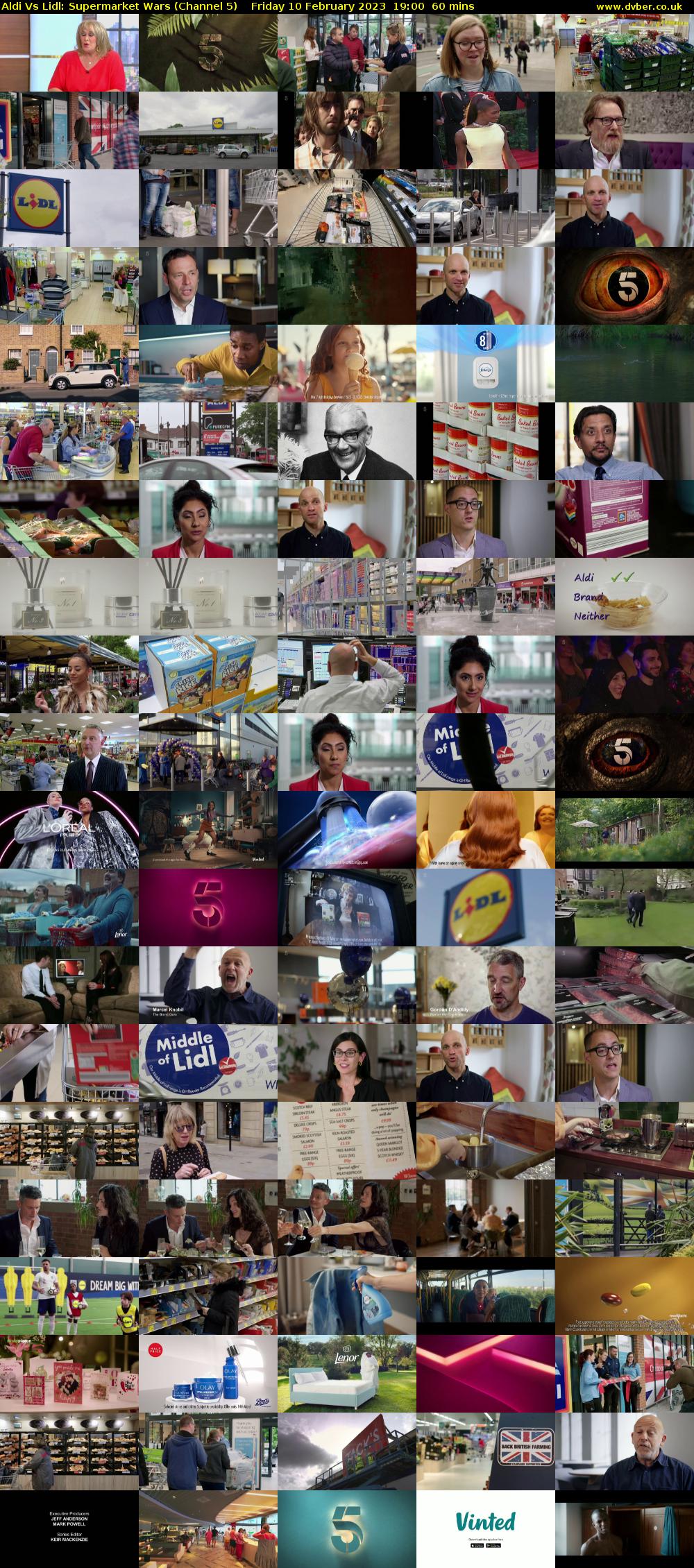 Aldi Vs Lidl: Supermarket Wars (Channel 5) Friday 10 February 2023 19:00 - 20:00
