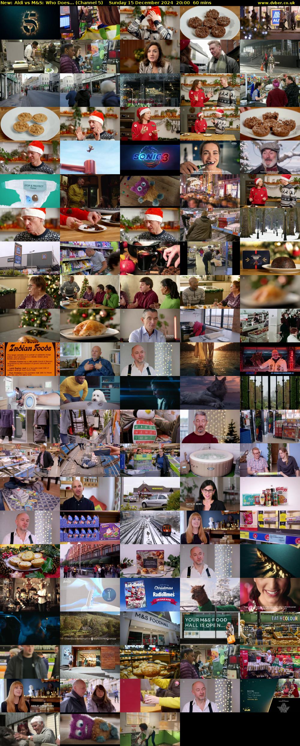 Aldi vs M&S: Who Does... (Channel 5) Sunday 15 December 2024 20:00 - 21:00