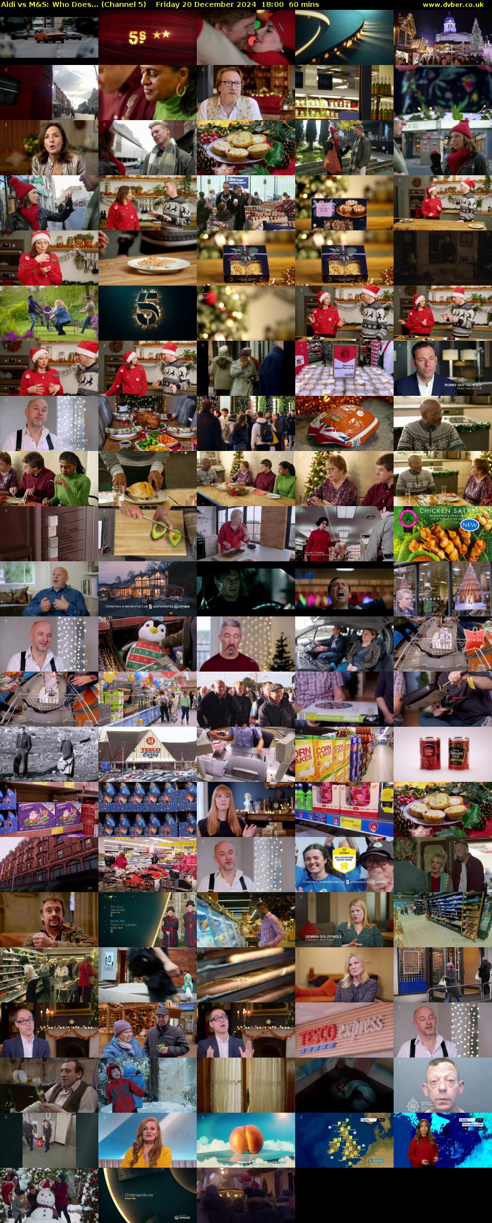Aldi vs M&S: Who Does... (Channel 5) Friday 20 December 2024 18:00 - 19:00
