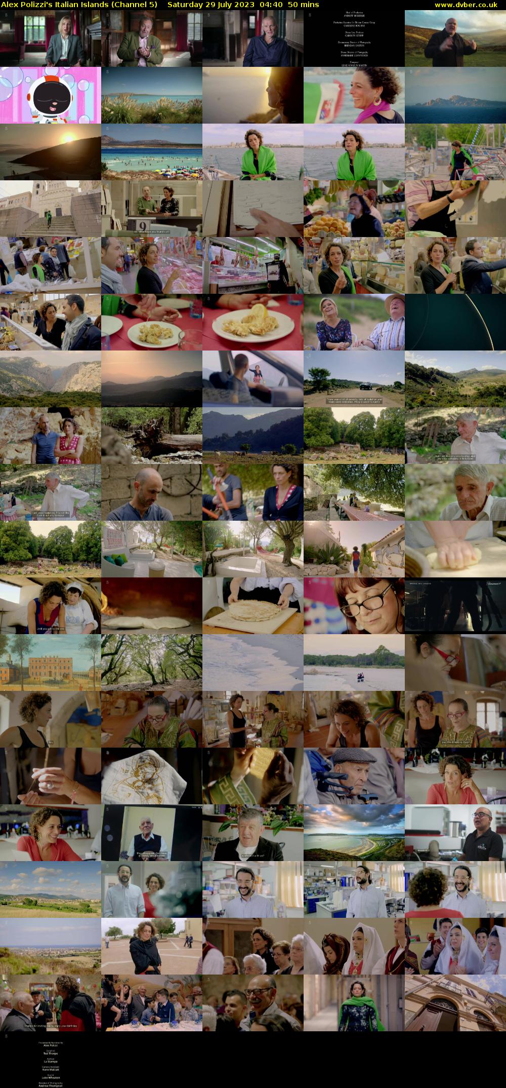 Alex Polizzi's Italian Islands (Channel 5) Saturday 29 July 2023 04:40 - 05:30