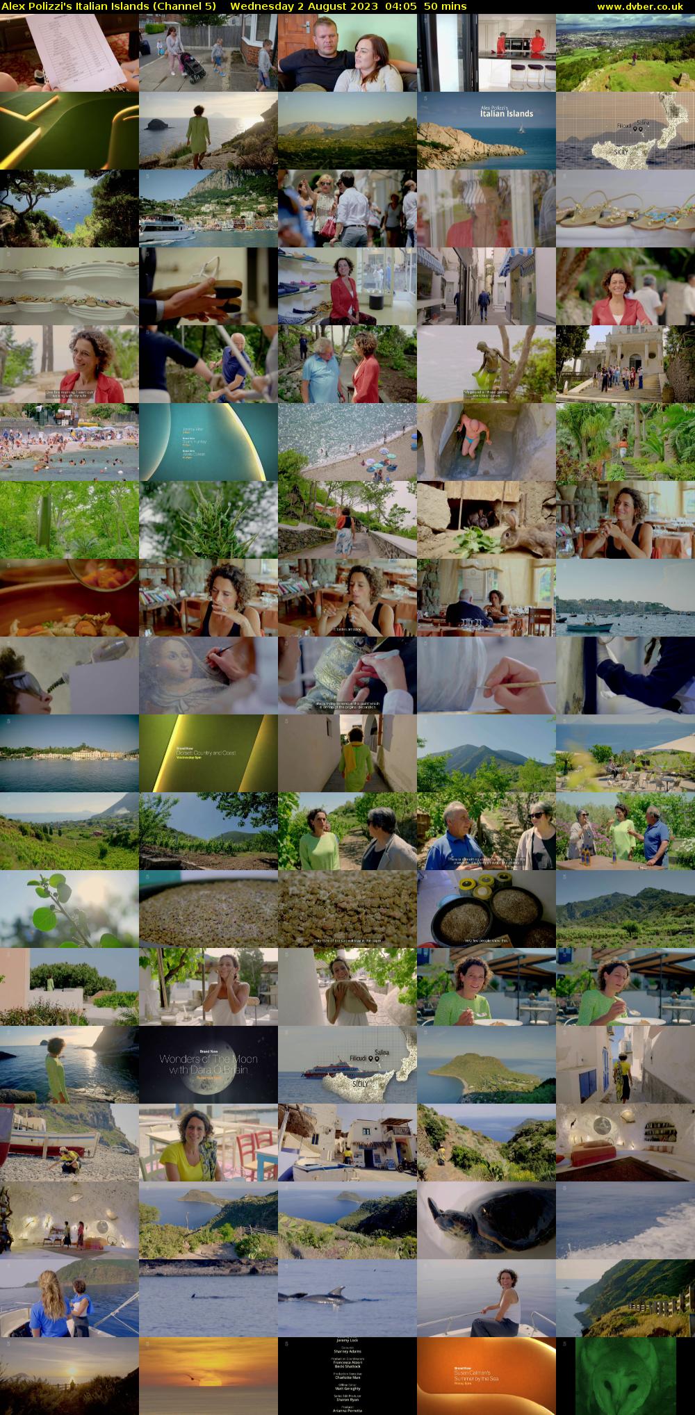 Alex Polizzi's Italian Islands (Channel 5) Wednesday 2 August 2023 04:05 - 04:55