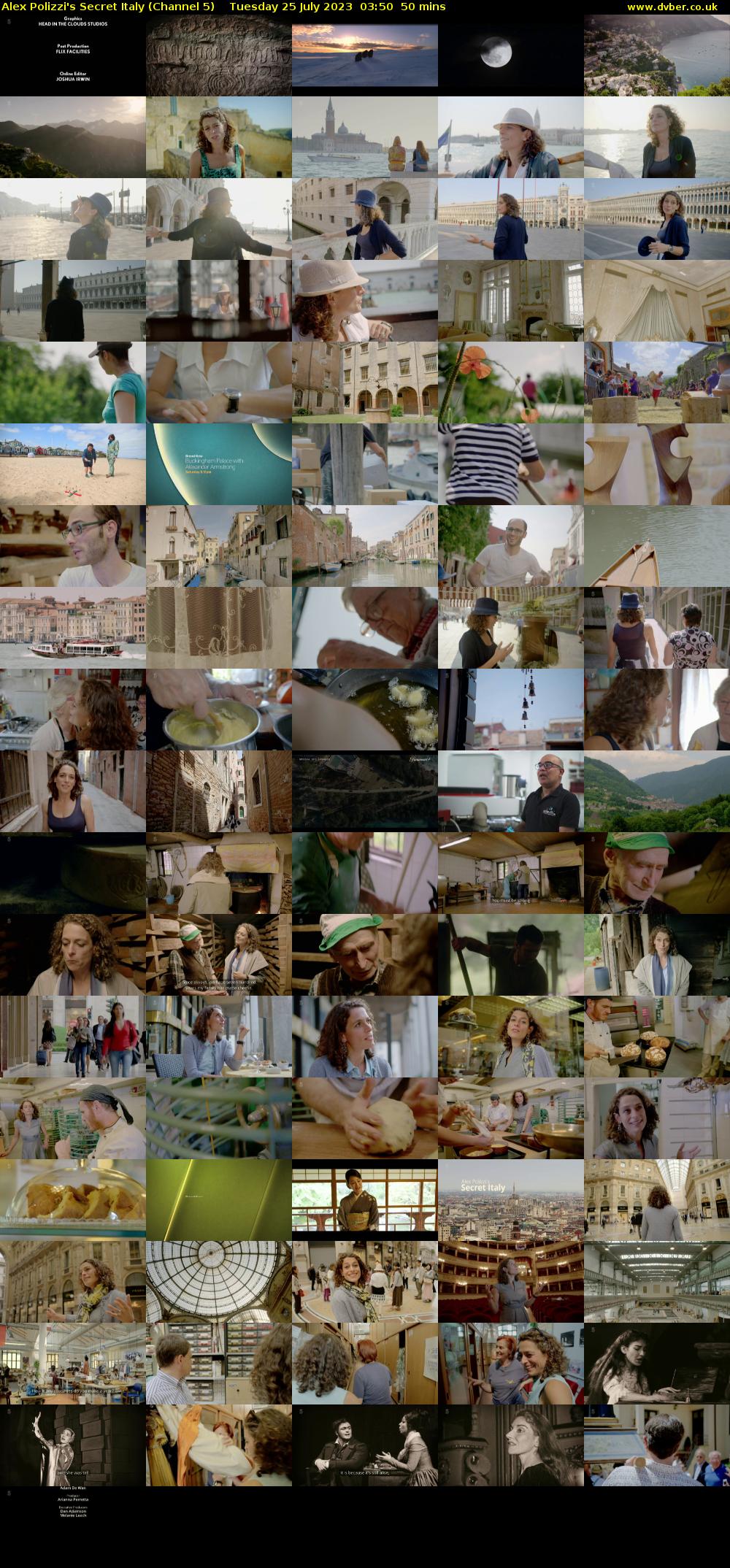 Alex Polizzi's Secret Italy (Channel 5) Tuesday 25 July 2023 03:50 - 04:40