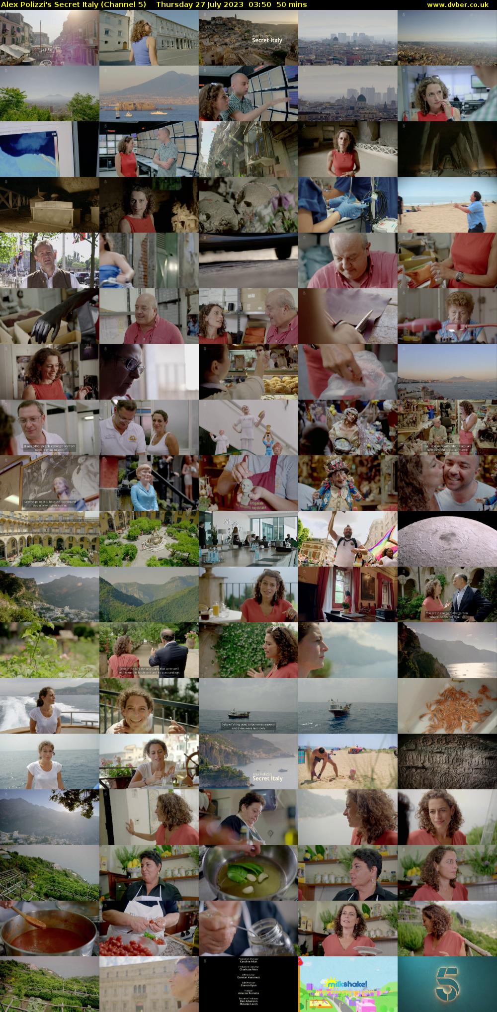 Alex Polizzi's Secret Italy (Channel 5) Thursday 27 July 2023 03:50 - 04:40