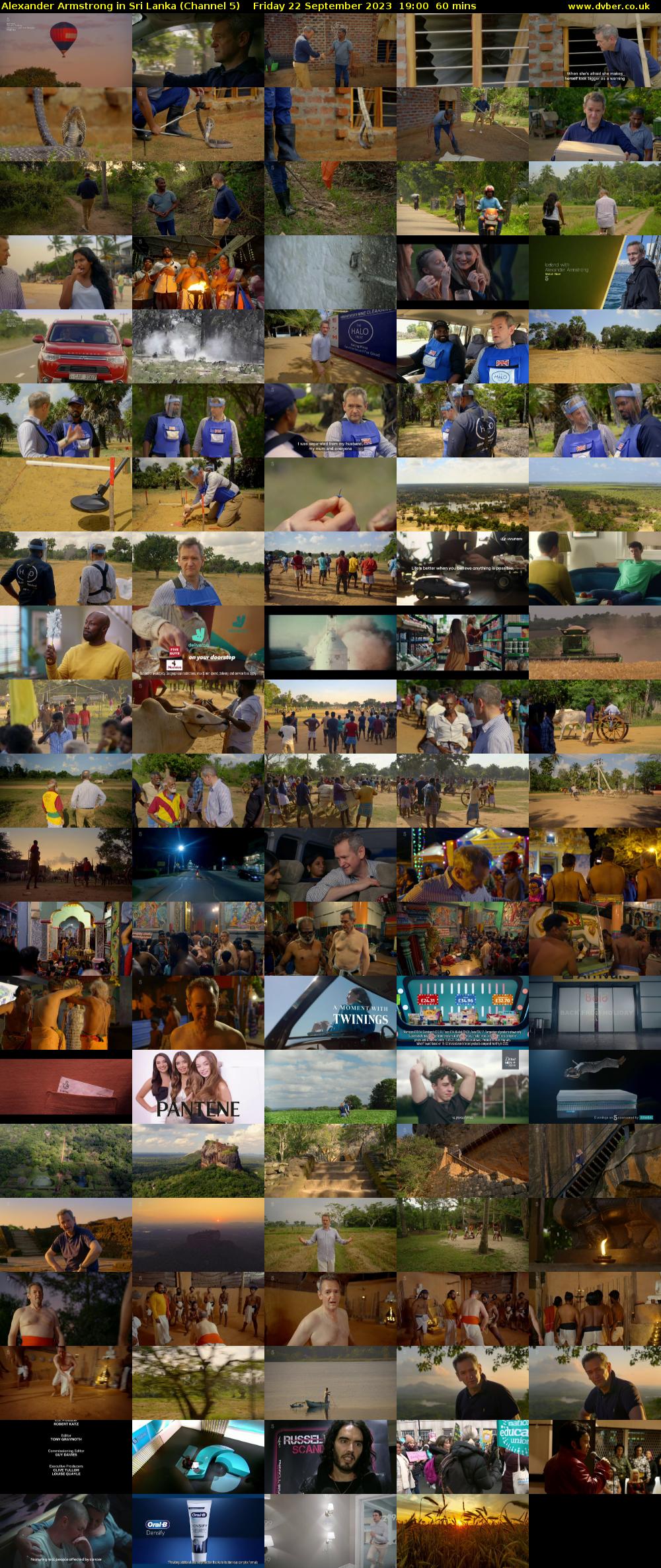 Alexander Armstrong in Sri Lanka (Channel 5) Friday 22 September 2023 19:00 - 20:00