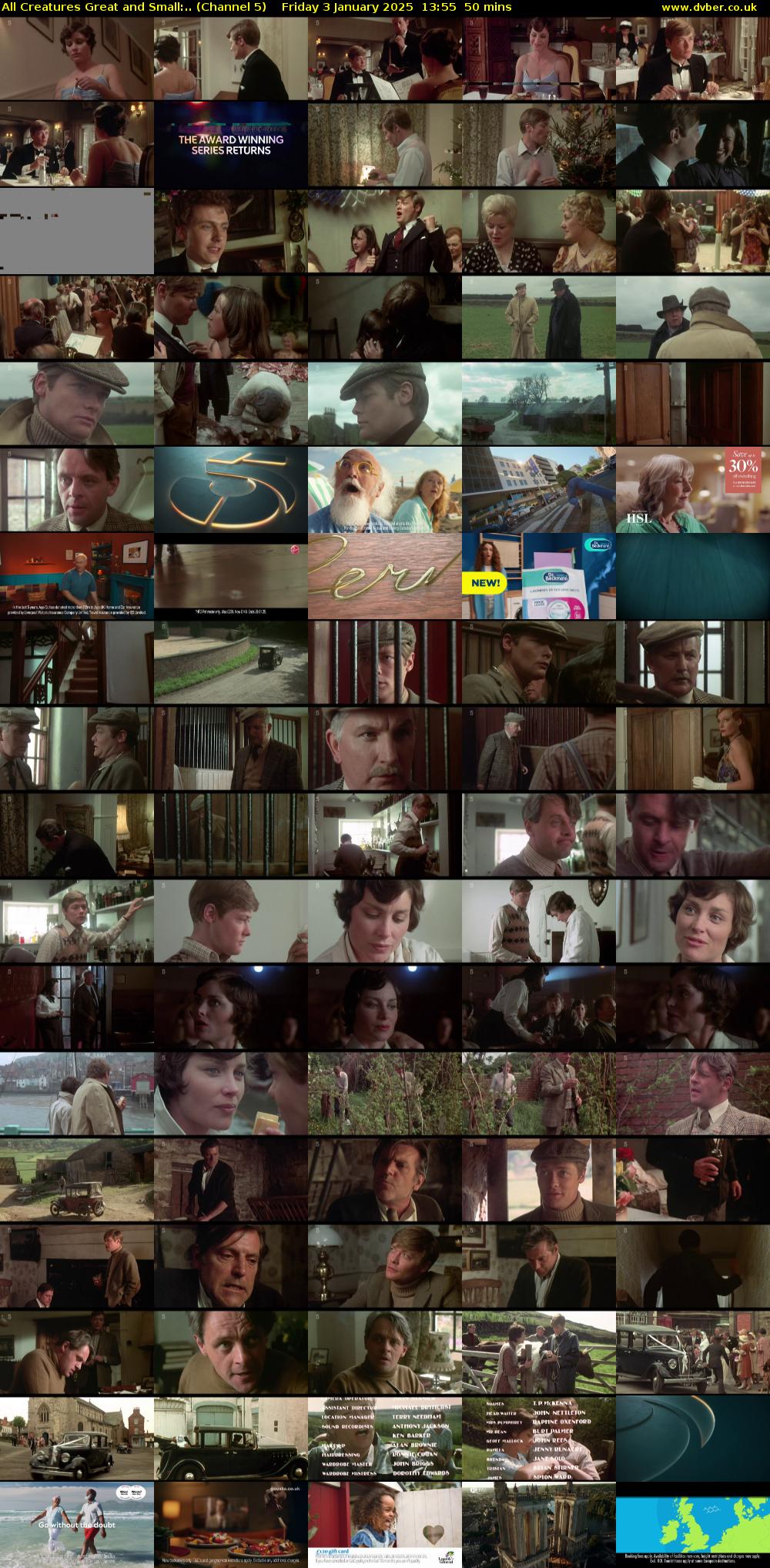 All Creatures Great and Small:.. (Channel 5) Friday 3 January 2025 13:55 - 14:45