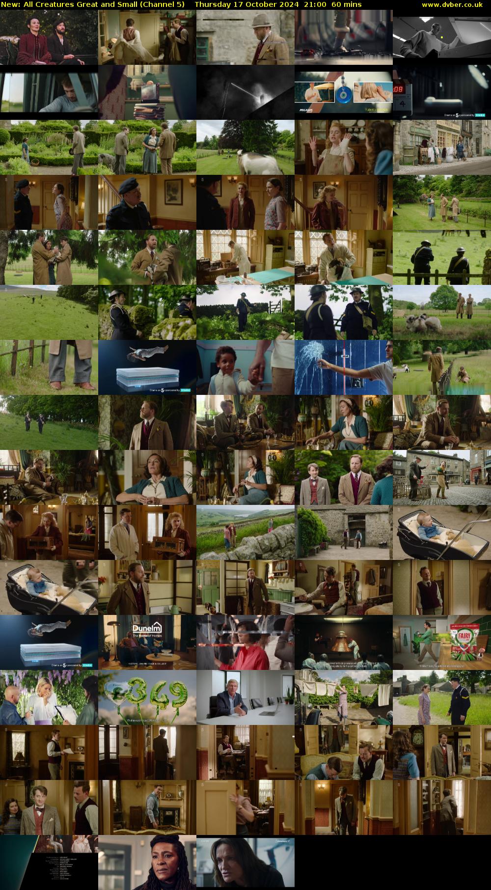 All Creatures Great and Small (Channel 5) Thursday 17 October 2024 21:00 - 22:00