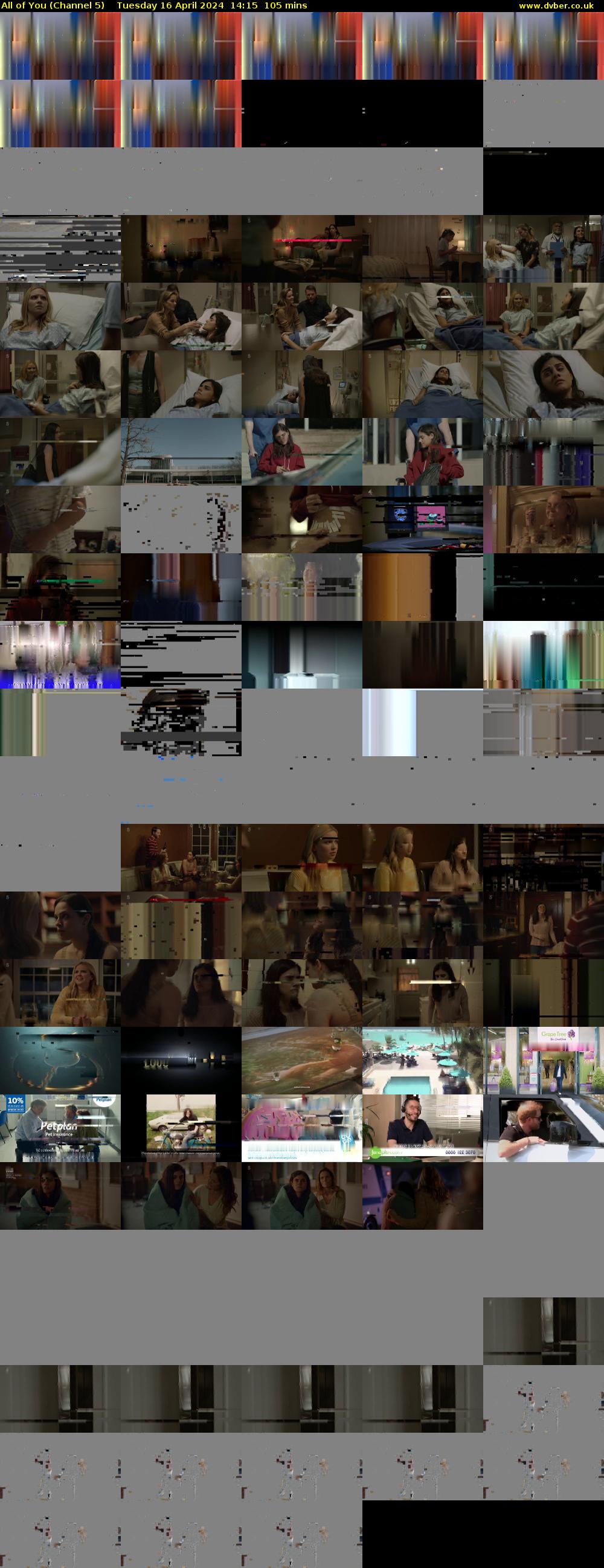 All Of You (Channel 5) Tuesday 16 April 2024 14:15 - 16:00