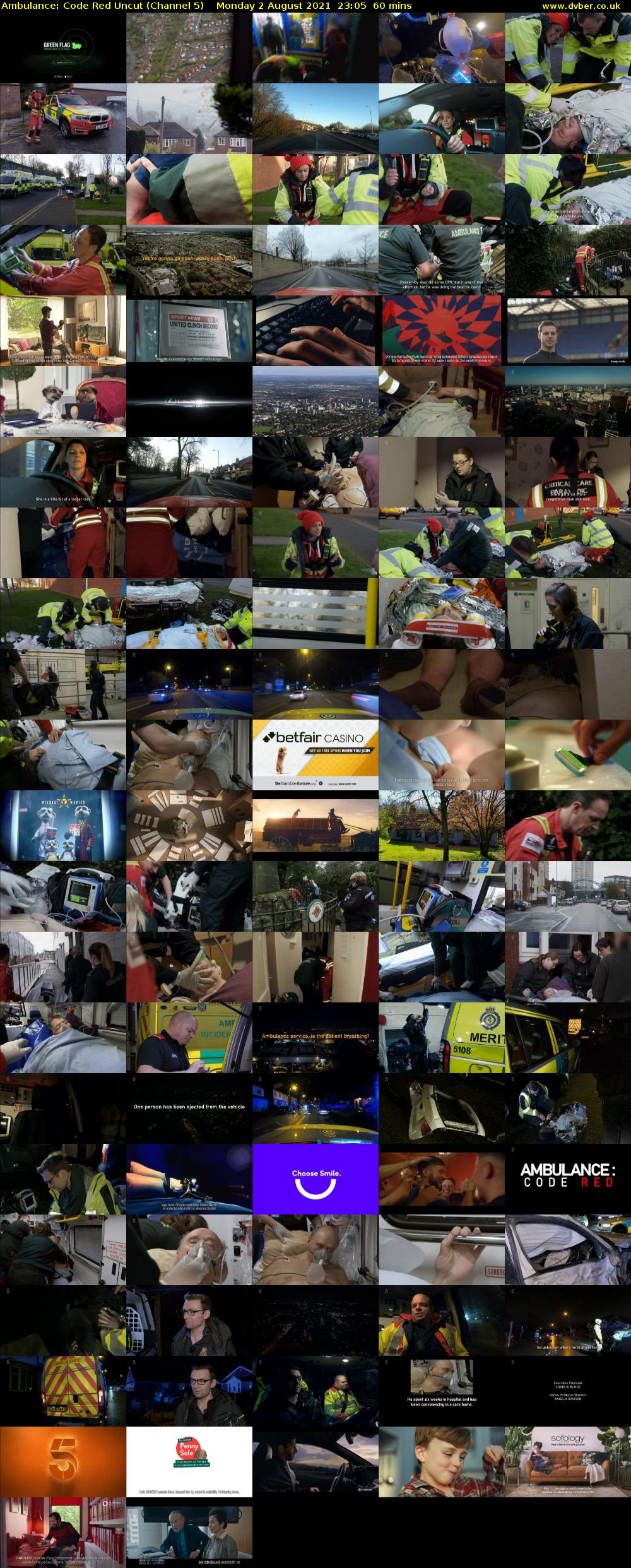 Ambulance: Code Red Uncut (Channel 5) Monday 2 August 2021 23:05 - 00:05