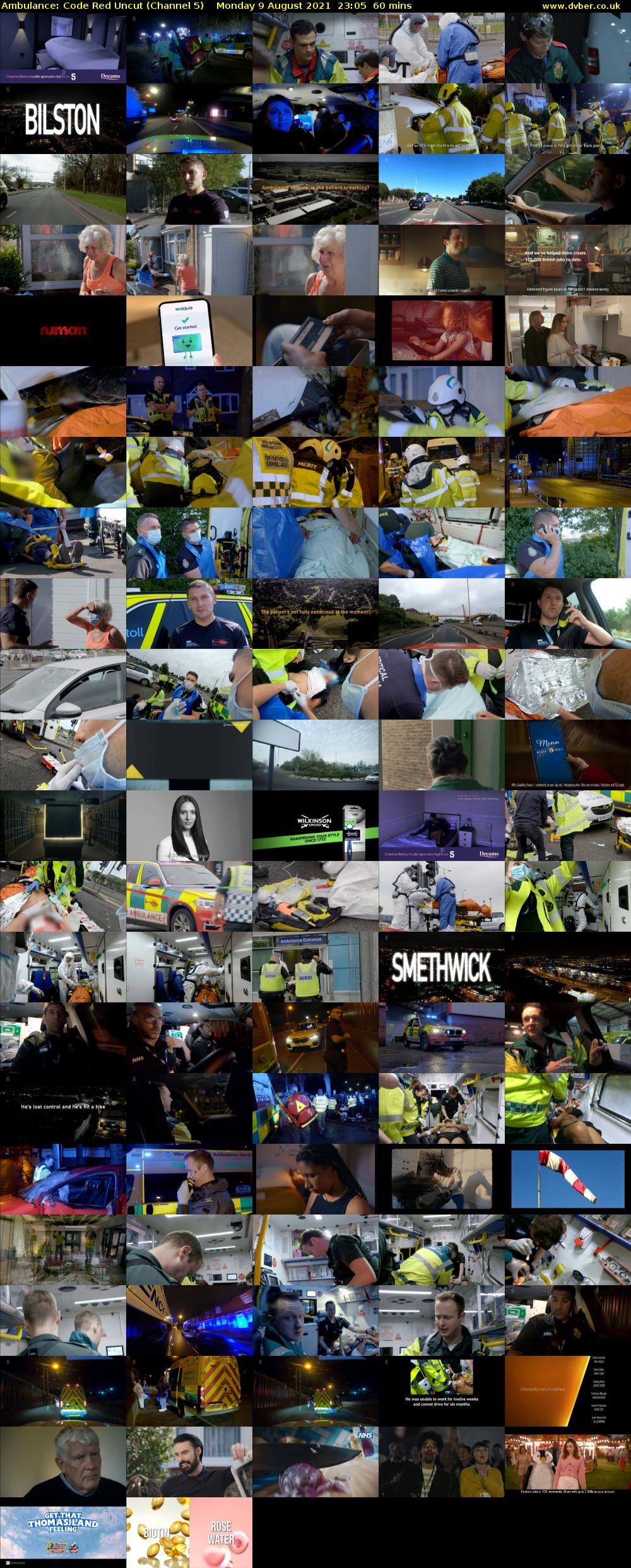 Ambulance: Code Red Uncut (Channel 5) Monday 9 August 2021 23:05 - 00:05