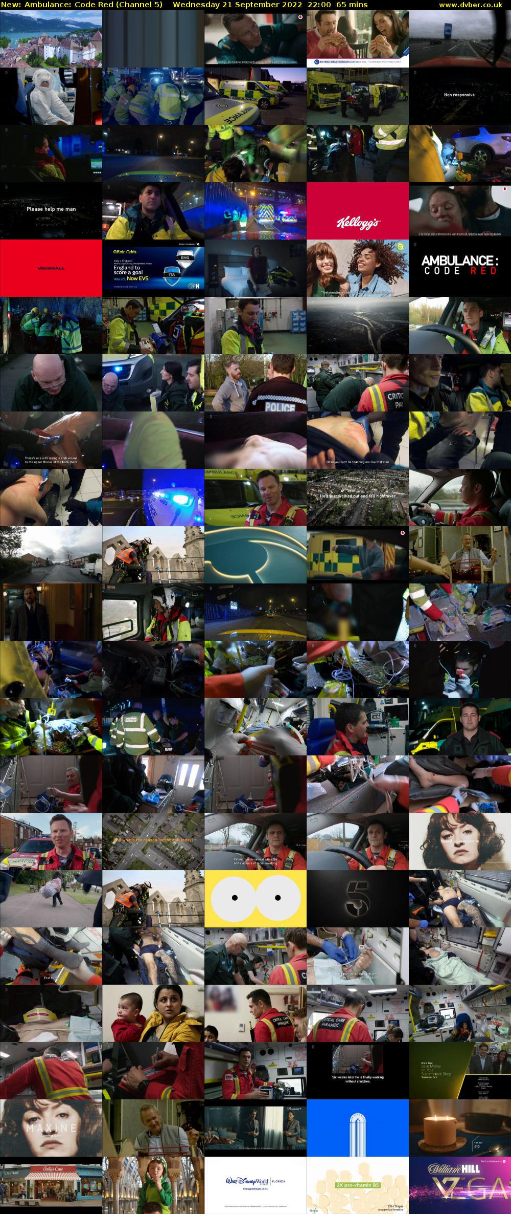 Ambulance: Code Red (Channel 5) Wednesday 21 September 2022 22:00 - 23:05