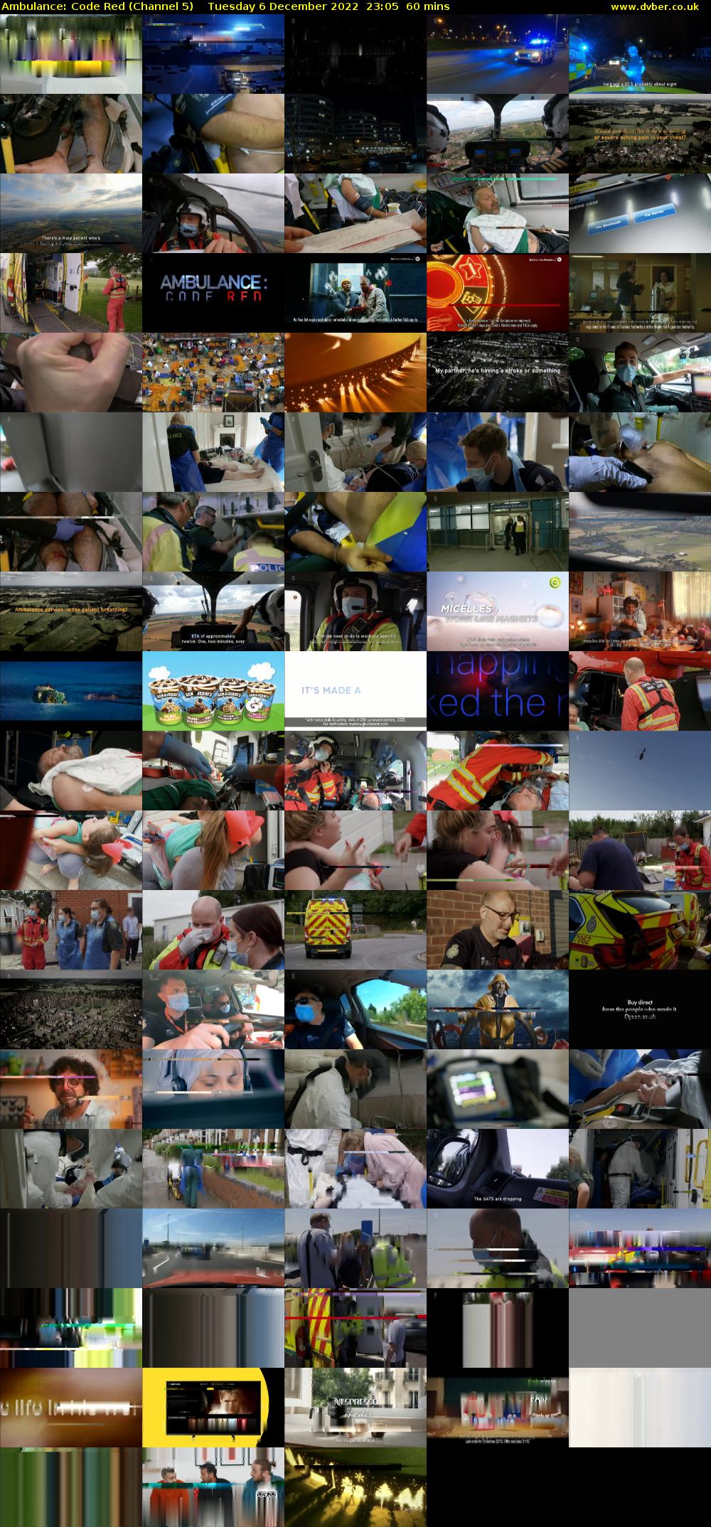 Ambulance: Code Red (Channel 5) Tuesday 6 December 2022 23:05 - 00:05