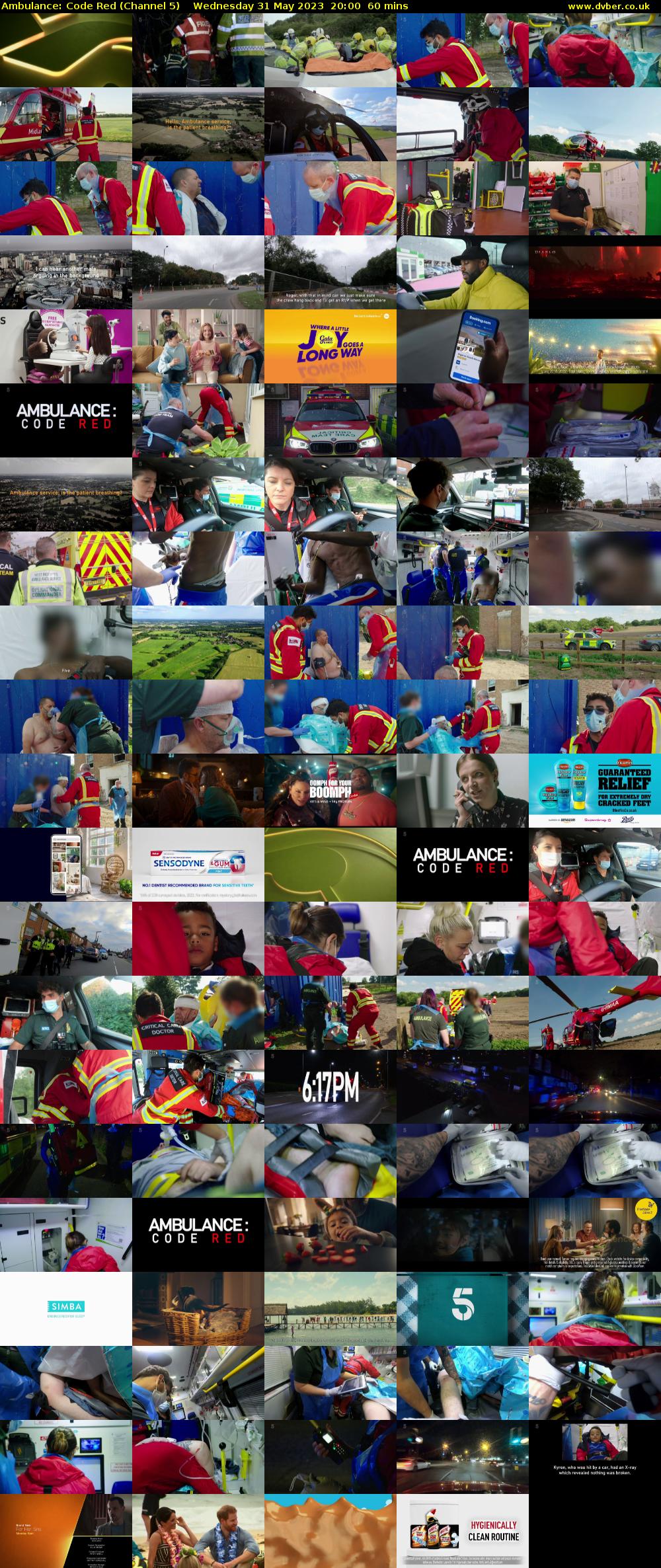 Ambulance: Code Red (Channel 5) Wednesday 31 May 2023 20:00 - 21:00