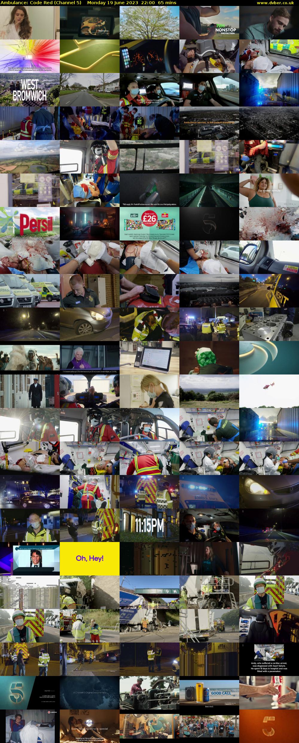 Ambulance: Code Red (Channel 5) Monday 19 June 2023 22:00 - 23:05