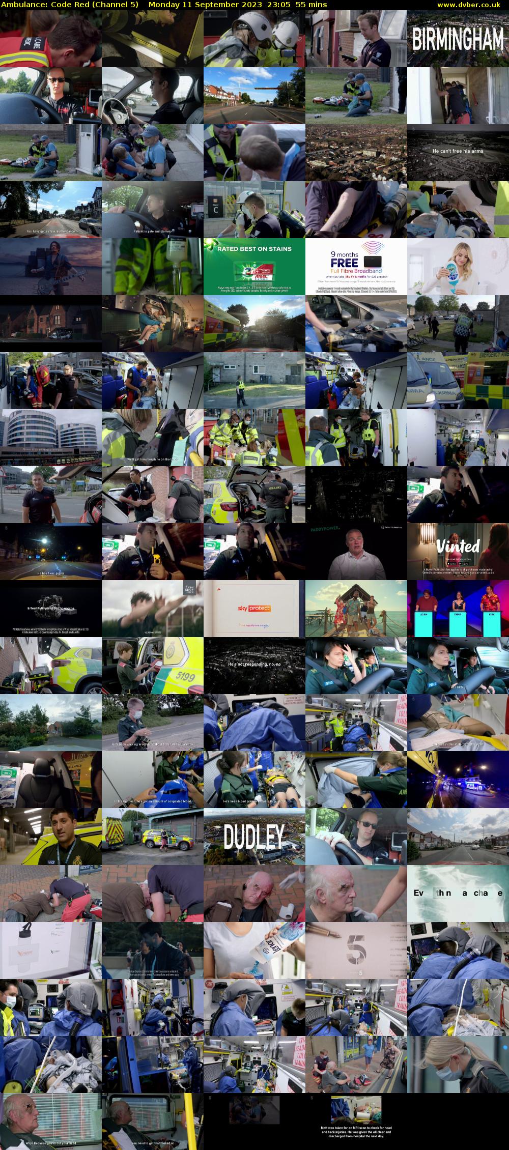 Ambulance: Code Red (Channel 5) Monday 11 September 2023 23:05 - 00:00