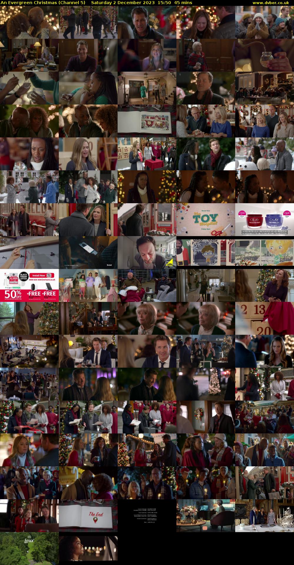 An Evergreen Christmas (Channel 5) Saturday 2 December 2023 15:50 - 16:35