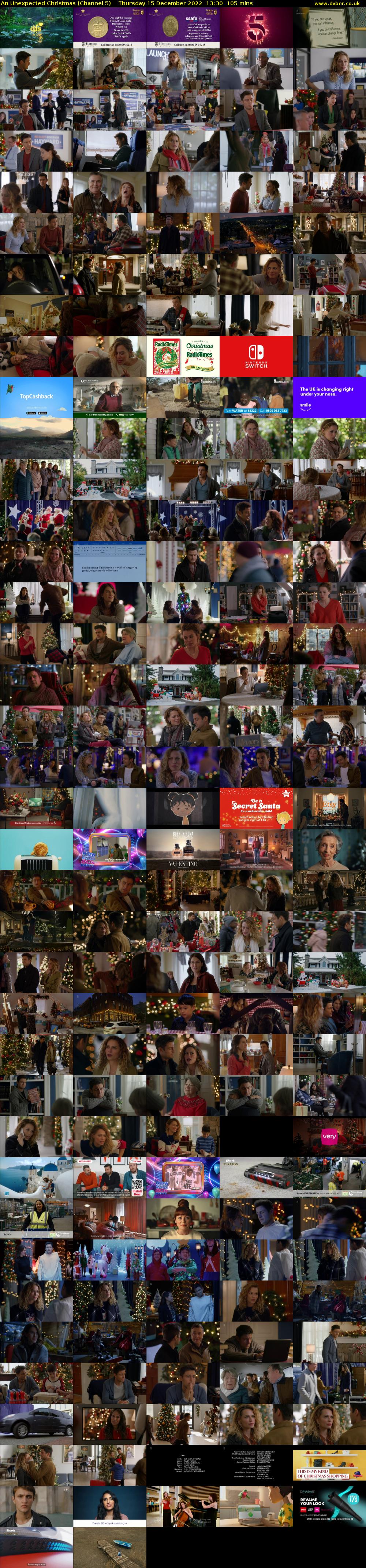 An Unexpected Christmas (Channel 5) Thursday 15 December 2022 13:30 - 15:15